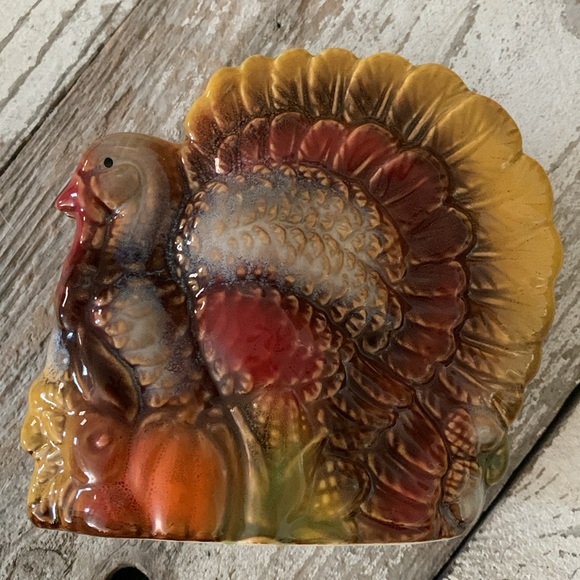 Vintage Stoneware, Turkey Napkin Holder - Picture 6 of 7